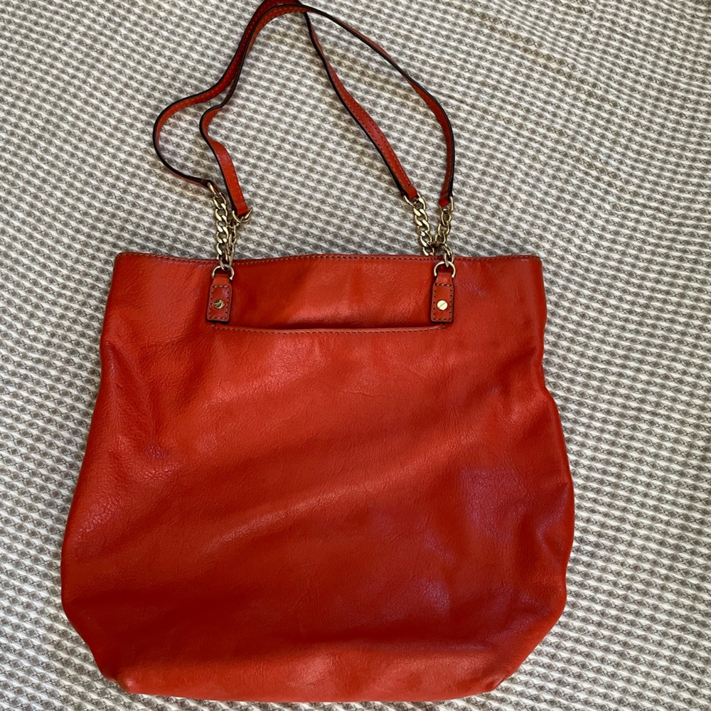 Orange Michael Kors bag